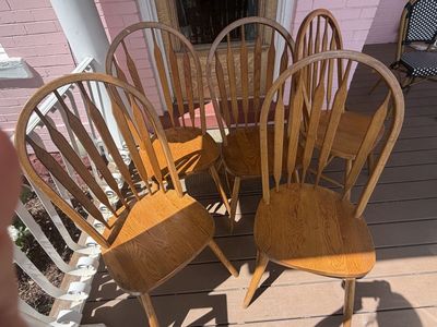 5 dining room table chairs