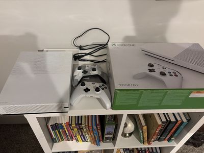 Xbox and controller