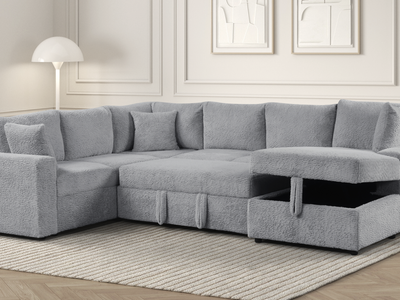 LABOR DAY SALE — RYDER 4-PIECE LIGHT GREY SECTIONAL — ONLY $1,199!