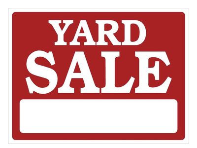 Moving/yard Sale!
