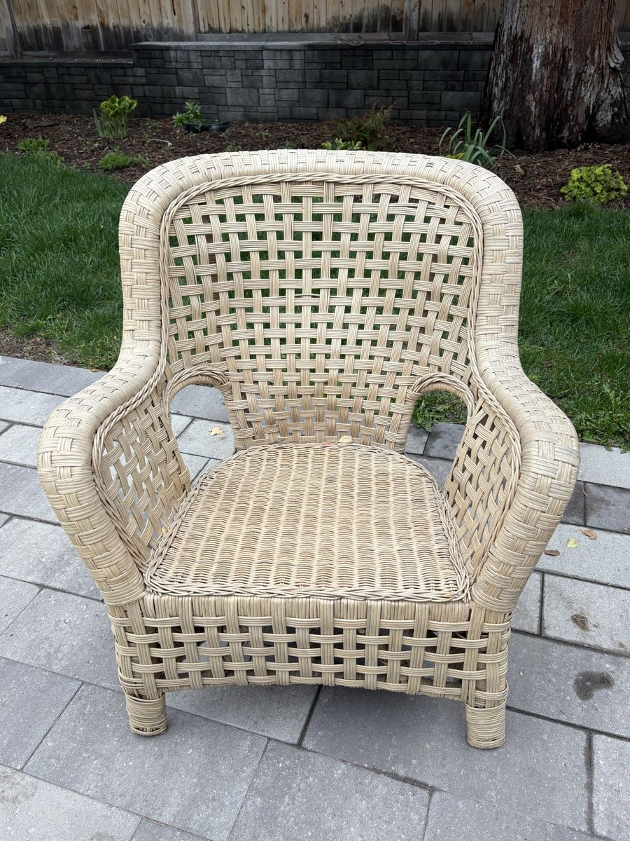 Indoor/Outdoor Wicker Chair