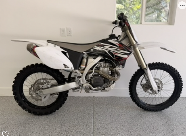 2009 Yamaha YZ 450f