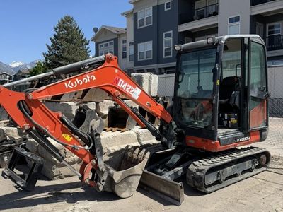 Kubota KX030 Mini Excavator Rental - 6K LB Compact Excavator