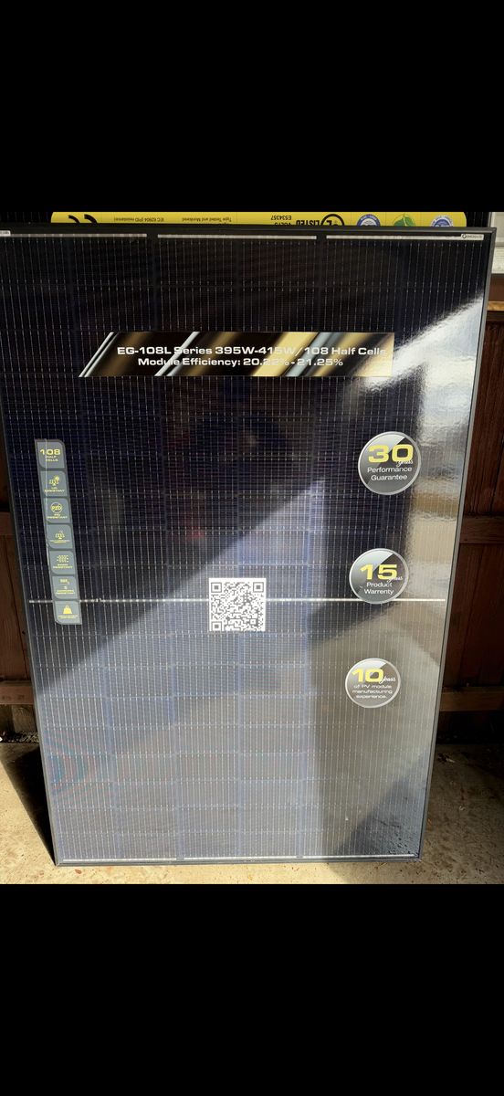 415W Solar Panel, Monocrystalline, High Efficiency