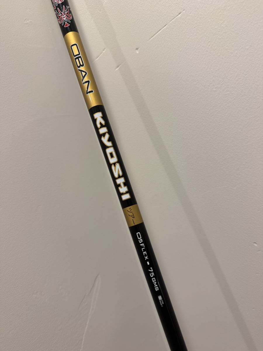 Oban Kiyoshi Black 75g 05 Extra Stiff Callaway Driver Shaft