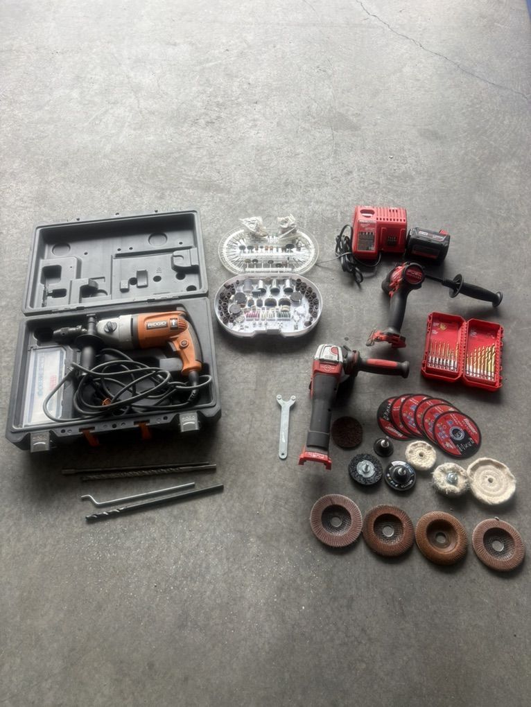 Milwaukee Tool Lot WIth Accesories