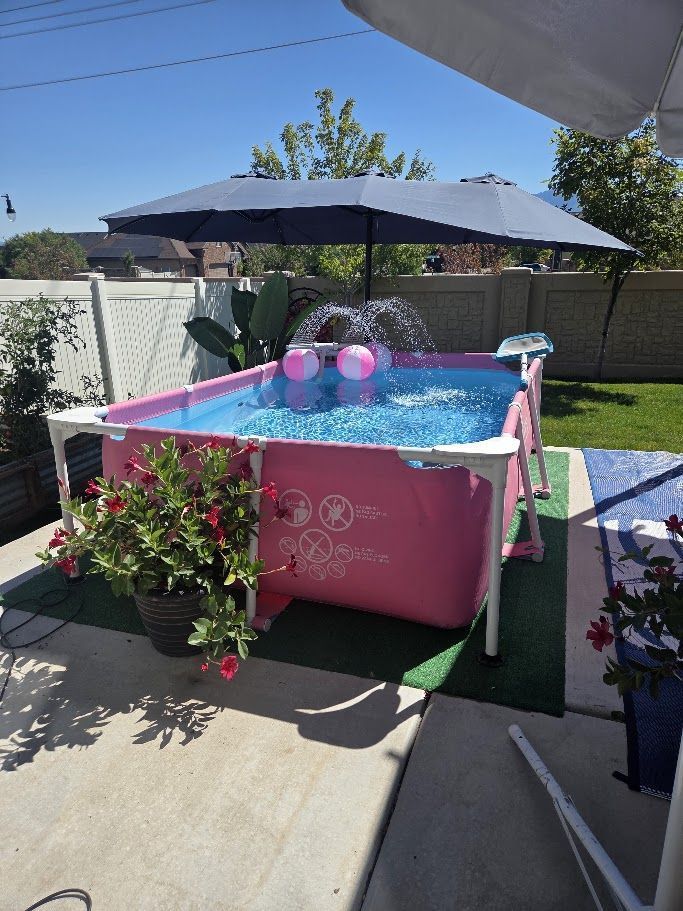Pool, pump, fountain, and accessories