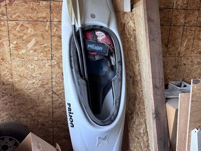 Prijon Samurai Whitewater Kayak with Paddle - Ready for Adventure!
