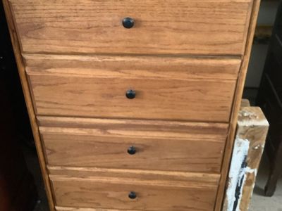 5 Drawer All Wood Space Saver Dresser