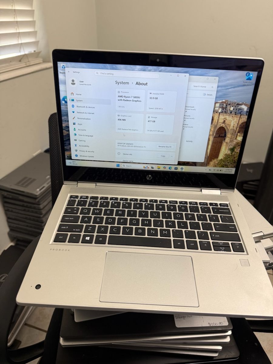 INSANE DEAL ON HP 2 IN 1 LAPTOP RYZEN 7 32GB RAM 512GB SSD W/WARRANTYr