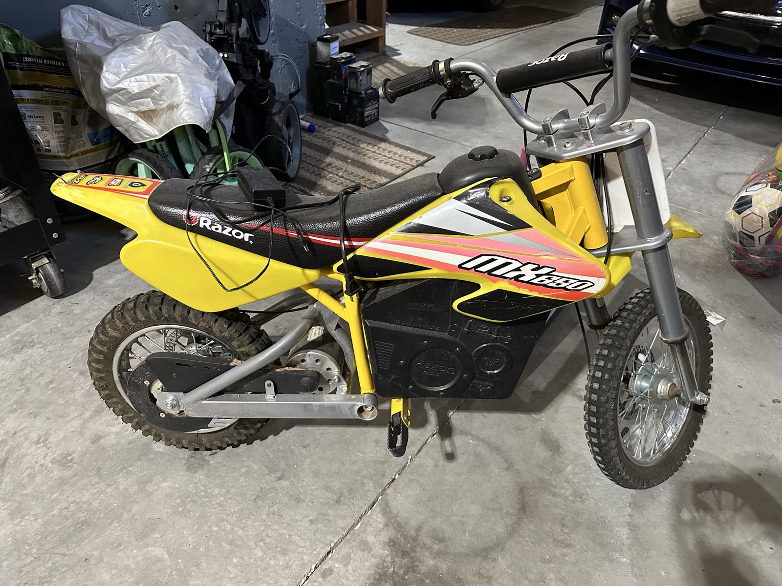 Razor MX650 electric motorcycle