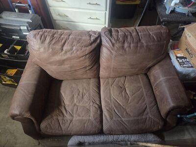 free brown loveseat