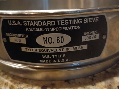 USA Standard Testing Sieve