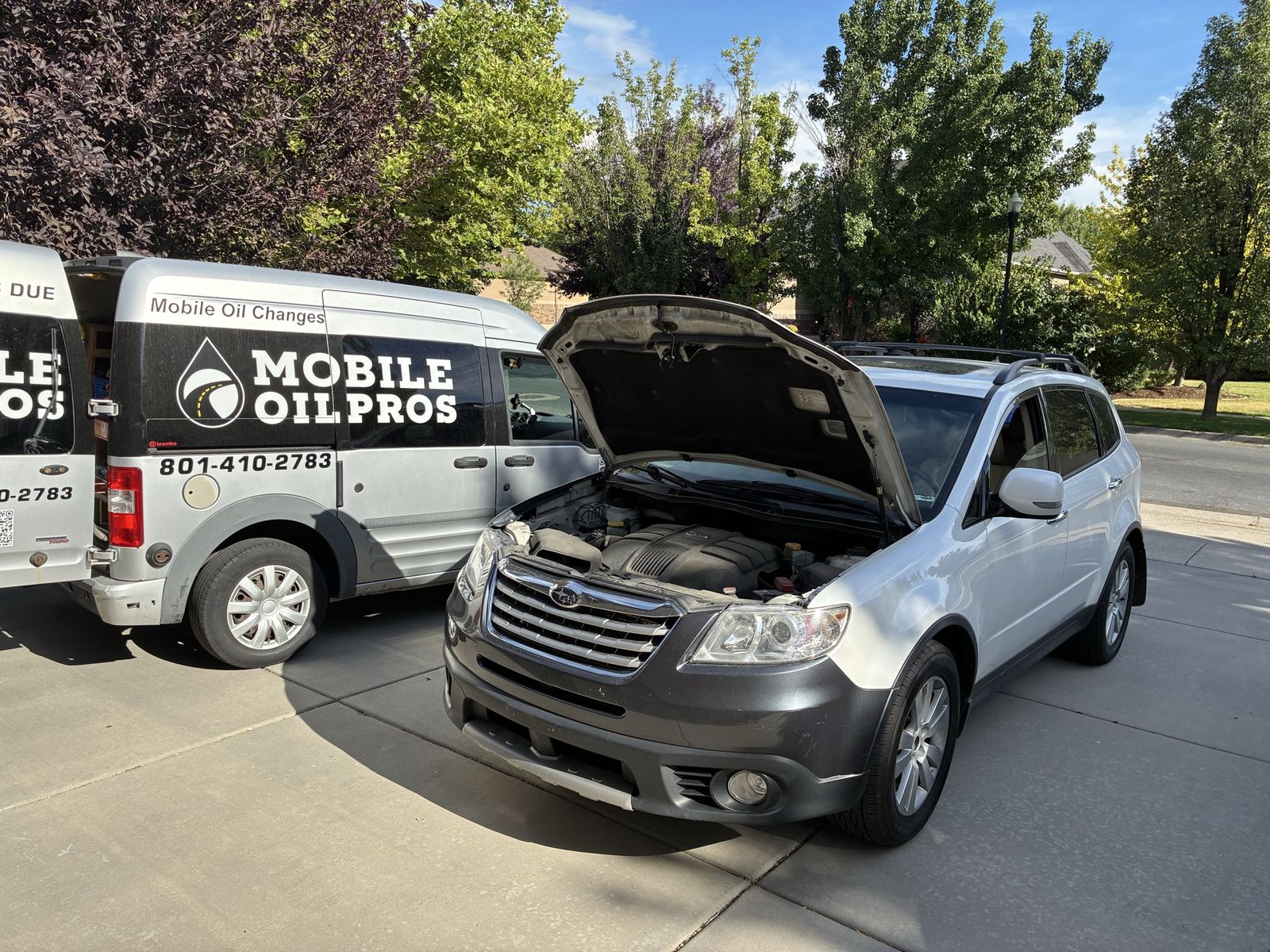 Mobile oil change