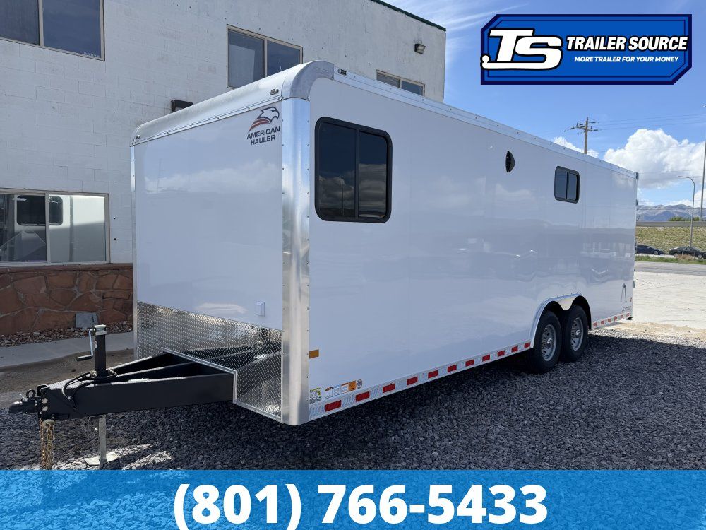 8.5x24 American Hauler Eagle HD Office Enclosed Cargo Trailer - 7'0" Interior - 14K GVWR - Barn Doors