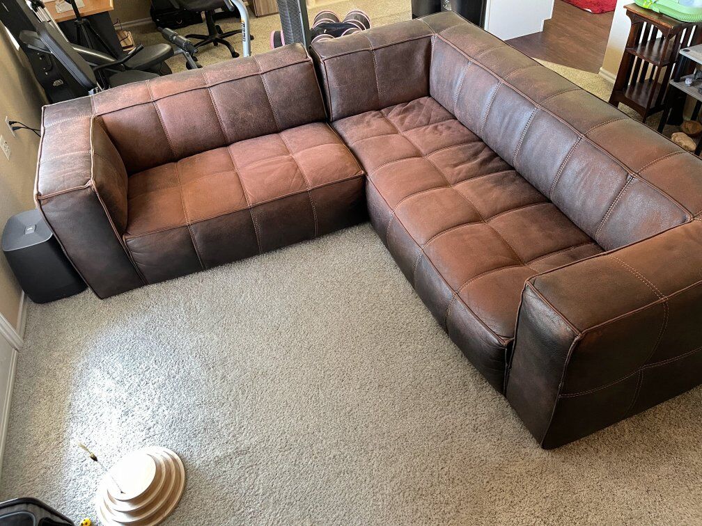 Free Genuine Leather Couch