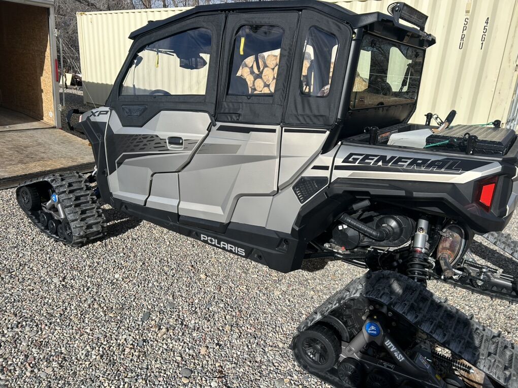 2024 Polaris General Xp4 1000, Heater, Cab, Tracks