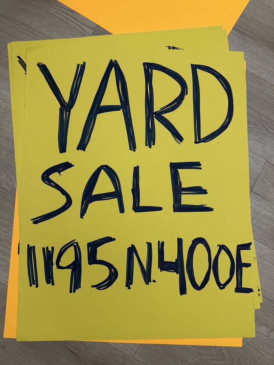 Yard Sale Bountiful
