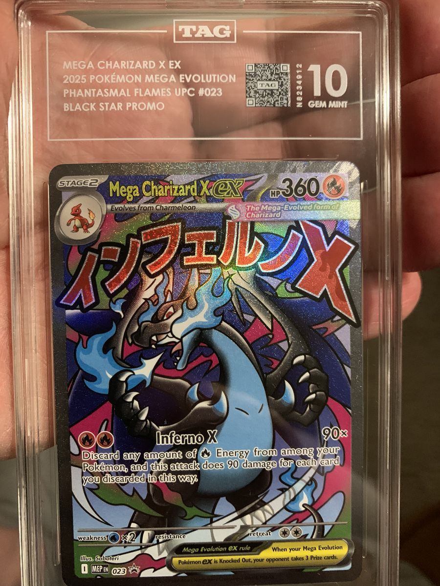 Pokémon Mega Charizard X EX GEM MINT 10