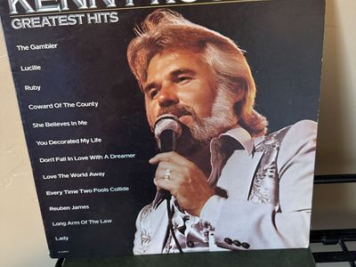 Kenny Rogers Greatest Hits Vinyl Record LP Album