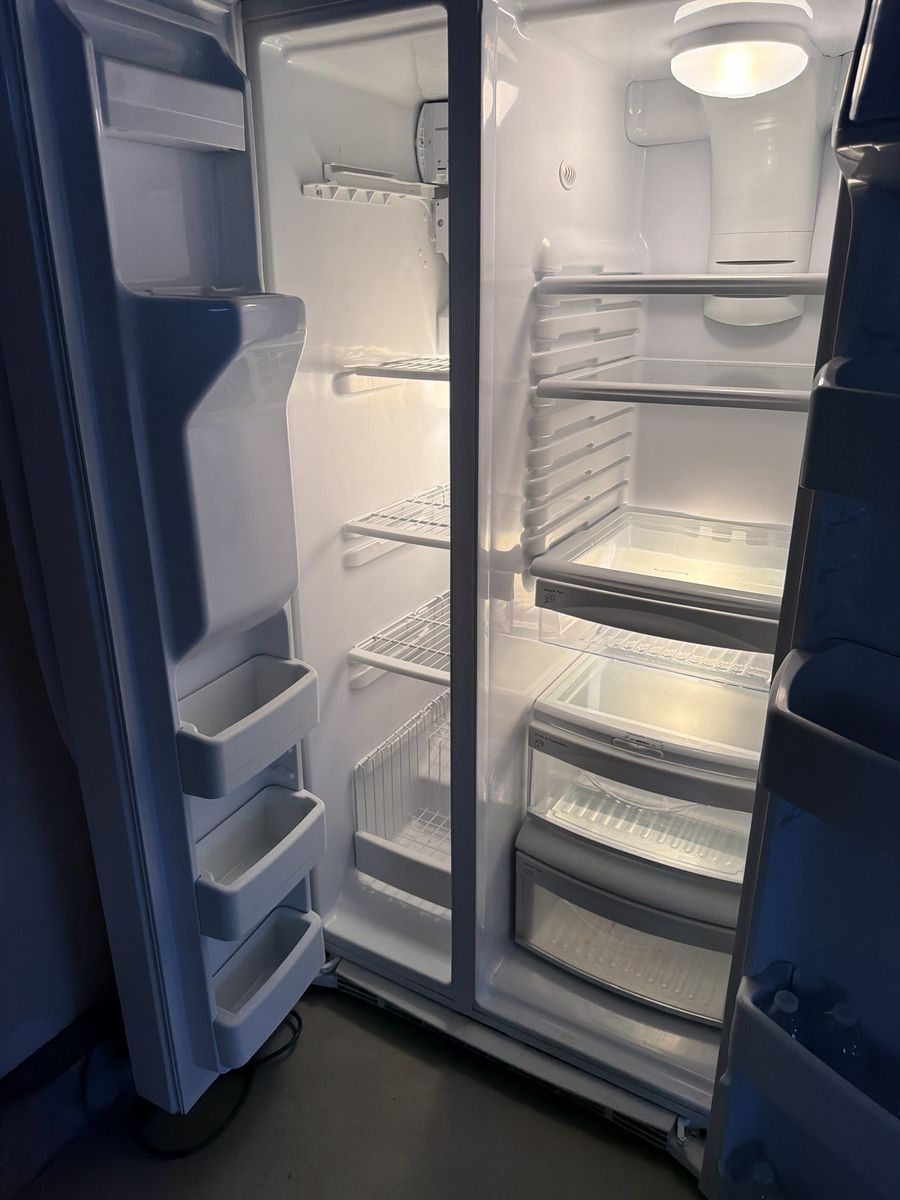 GE Appliances Side-by-Side Refrigerator - White