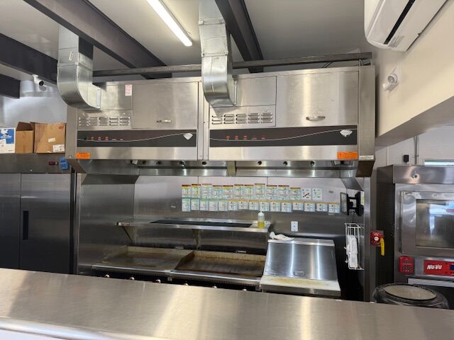 Grill Hood 96" Stand Alone - Wells WVU96 Electric, Clean Runs Great!