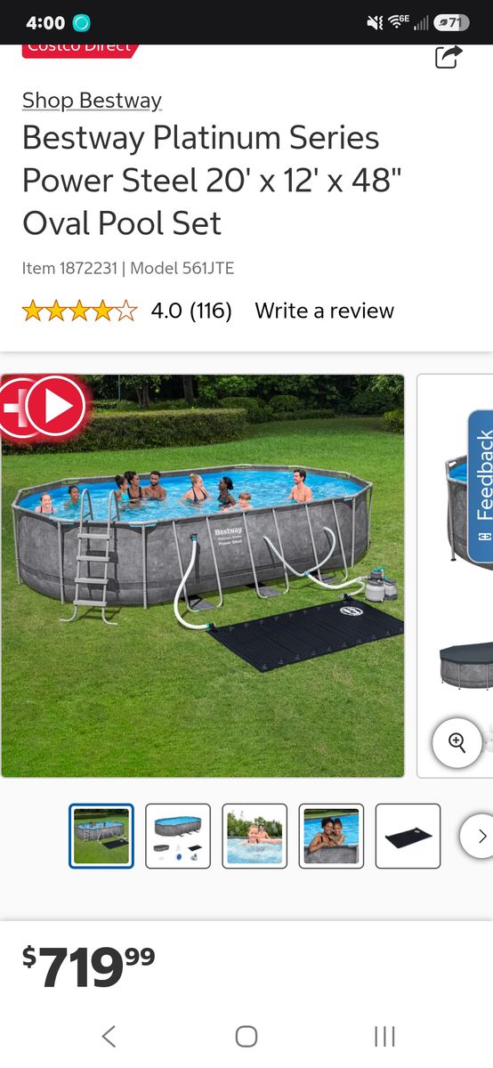 Costco Swimming Pool