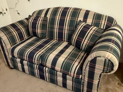 Plaid Sofa