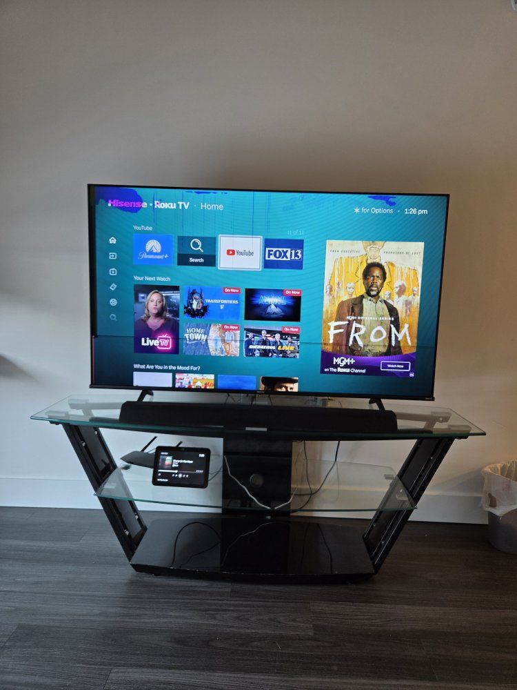 Hisense Roku Smart TV with Lines on Screen - Fair Condition