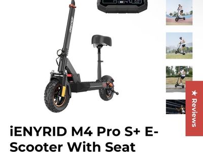 Ienyrid M4 pro S+ Electric Scootrr