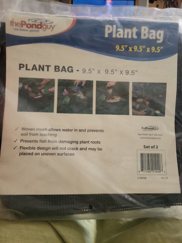 The Pond Guy Aquatic Planting Basket - Square Mesh 6.5" x 6.5" - Promotes Water Flow