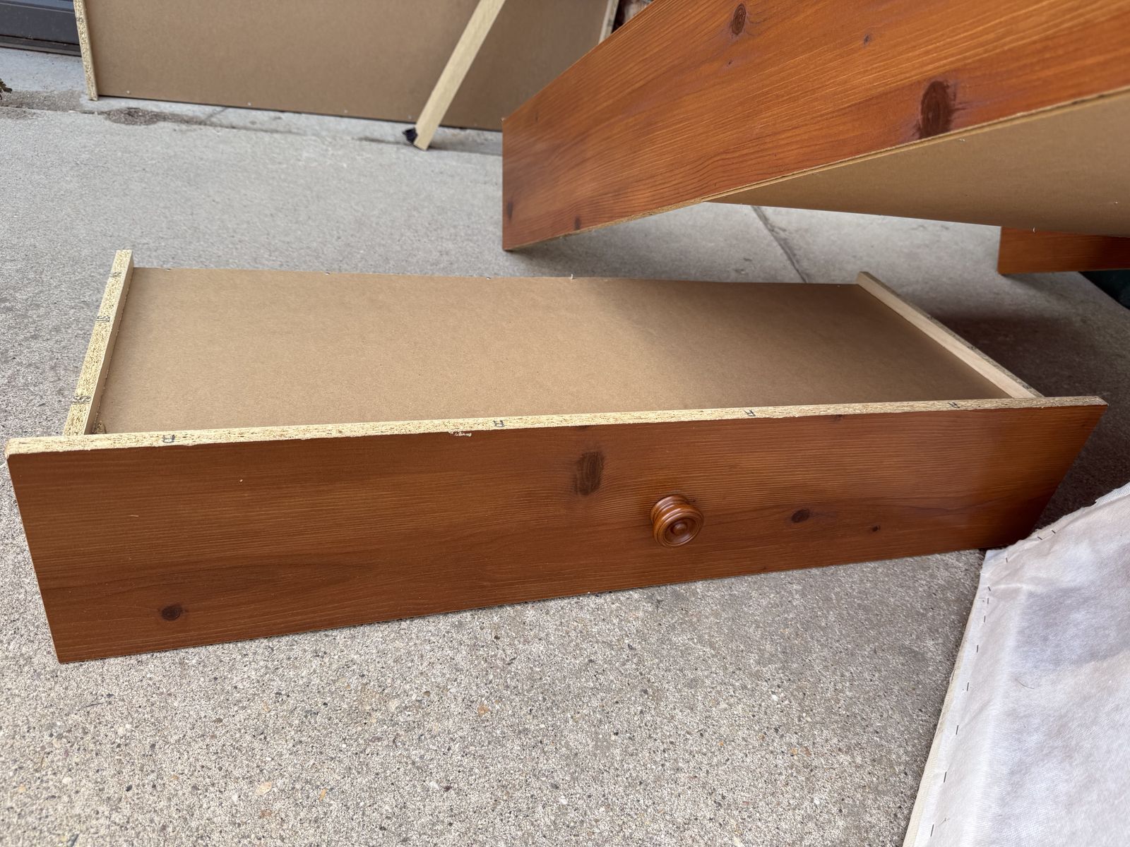 Twin bed frame and mattress