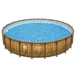 Coleman Power Steel 22ft x 52in Round Pool Set