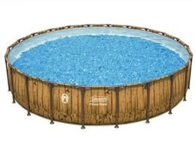 Coleman Power Steel 22ft x 52in Round Pool Set