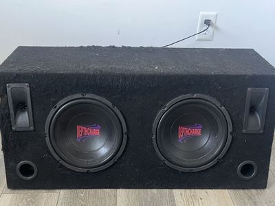 Enclosed Dual 10" Subwoofer