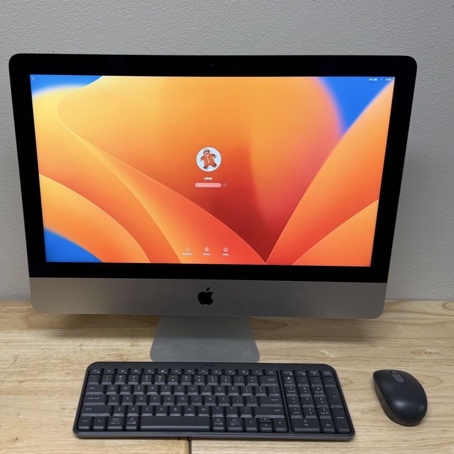 2017 iMac 21.5” 4K i5/8GB/250GB SSD Ventura