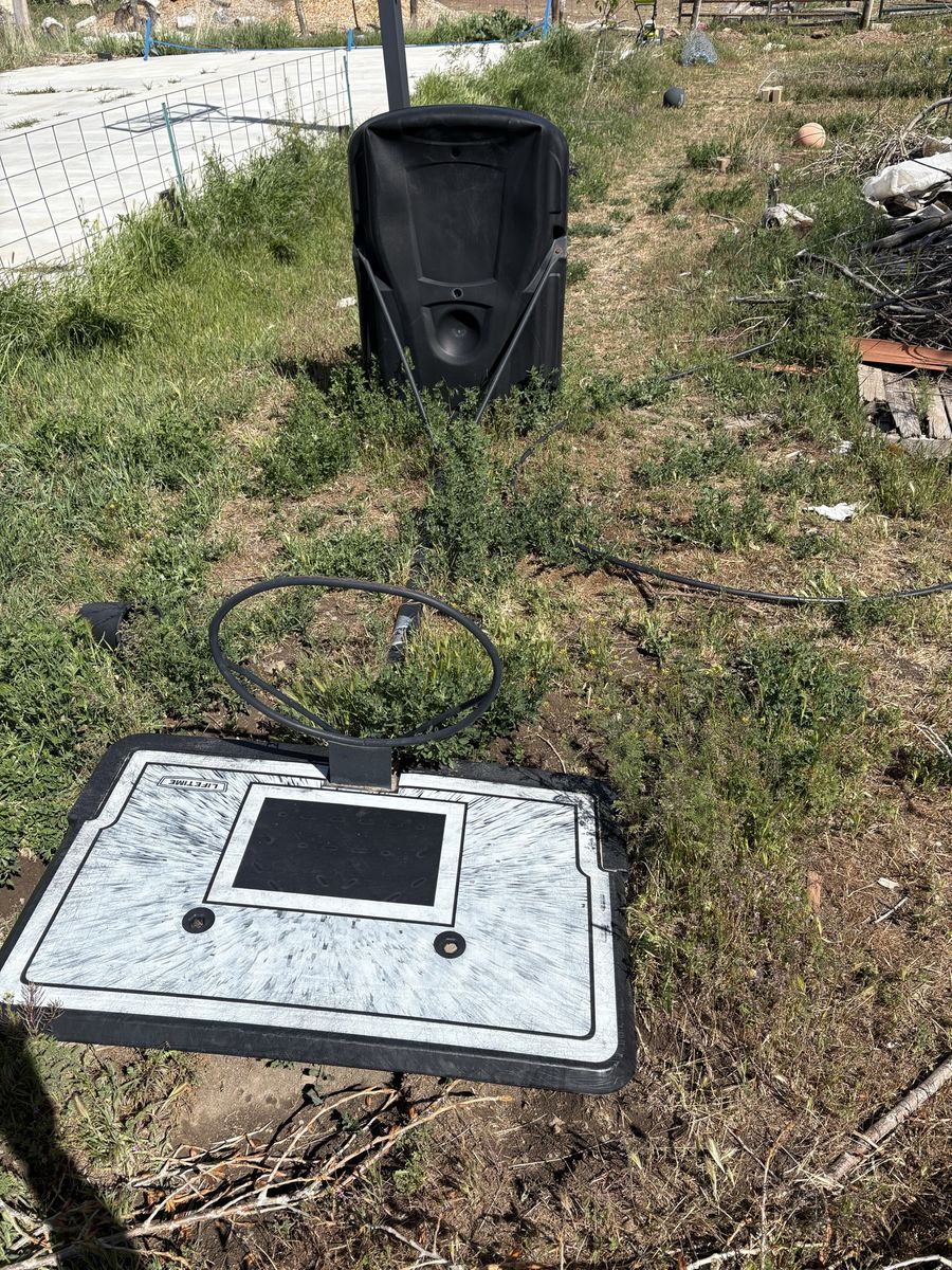 Basketball hoop -$0