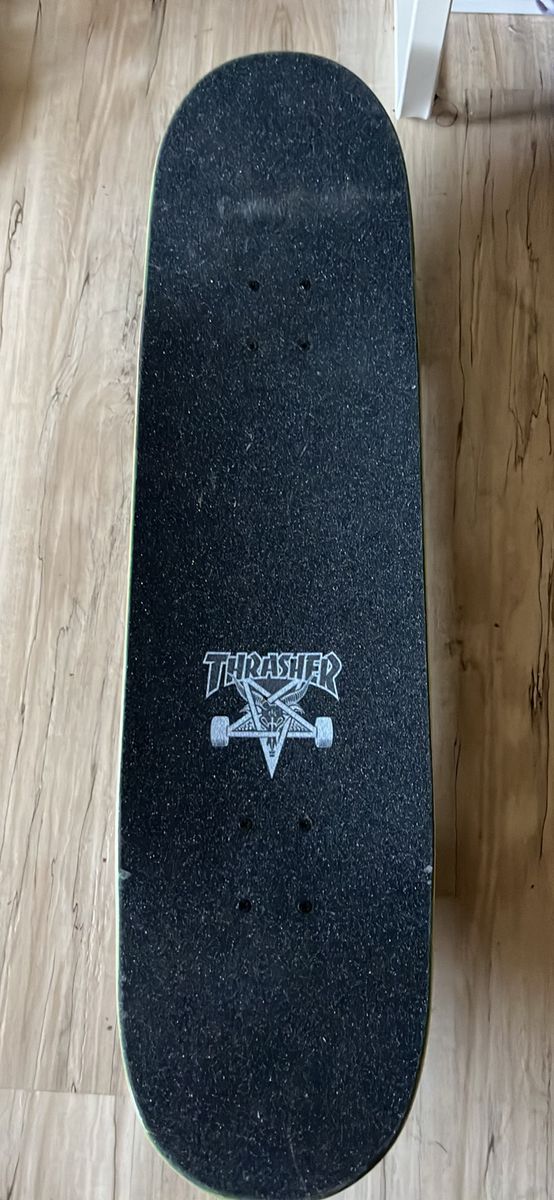 Thrasher Custom Skateboard 8.5" - Barely Used Complete Deck from BC Surf