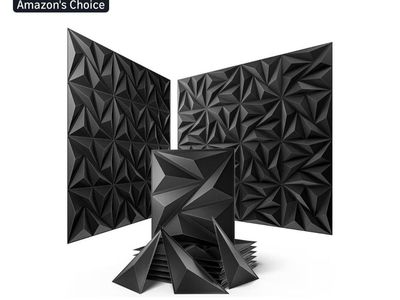 32-Pack 3D Geometric Wall Panels