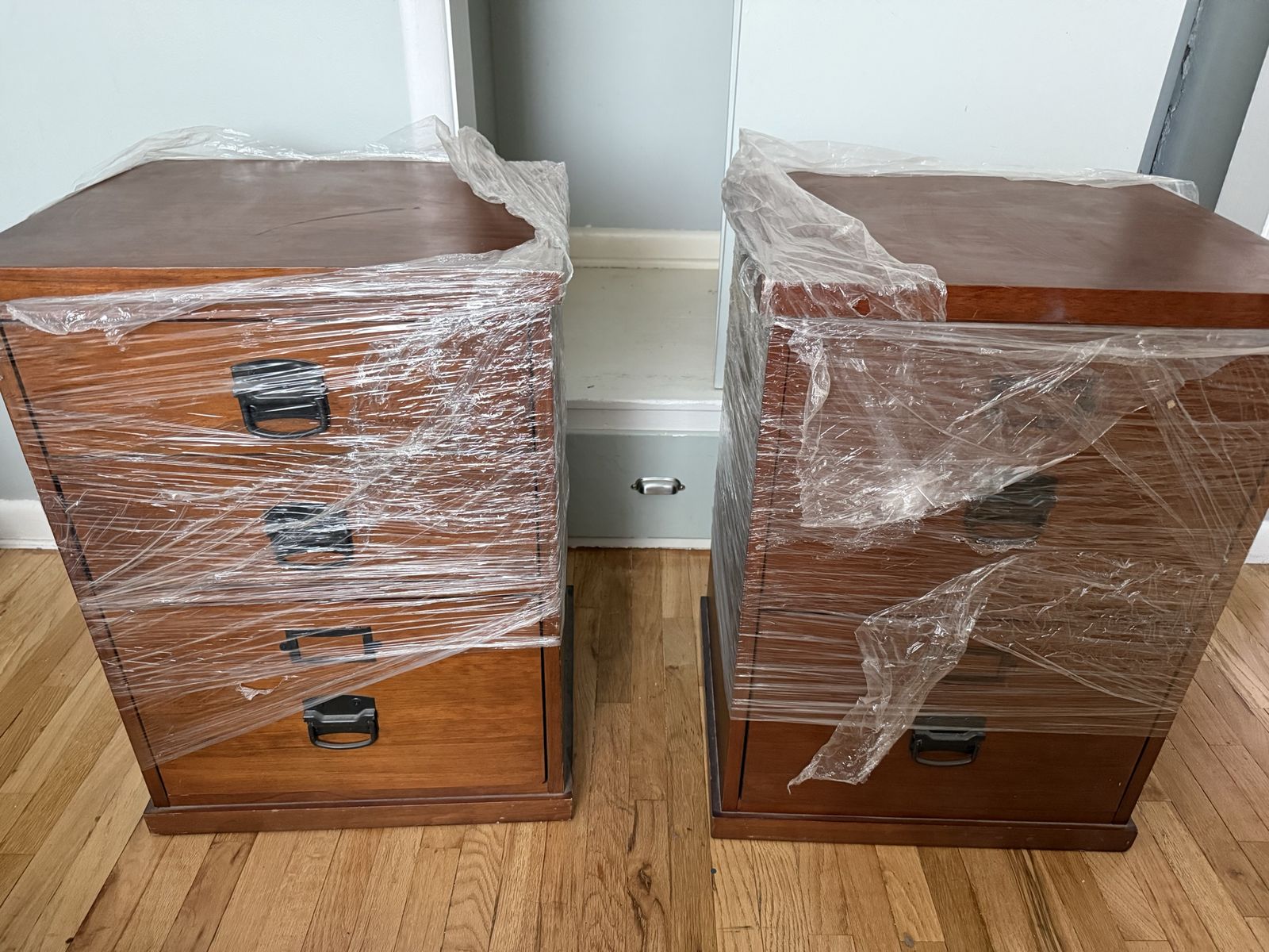 Pottery Barn—2 Wood File Cabinets - 3-Drawer Storage Units