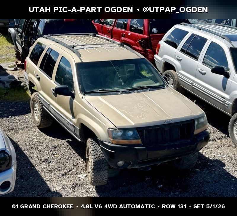 2001 Jeep Grand Cherokee WJ Parts - UTPAP Ogden
