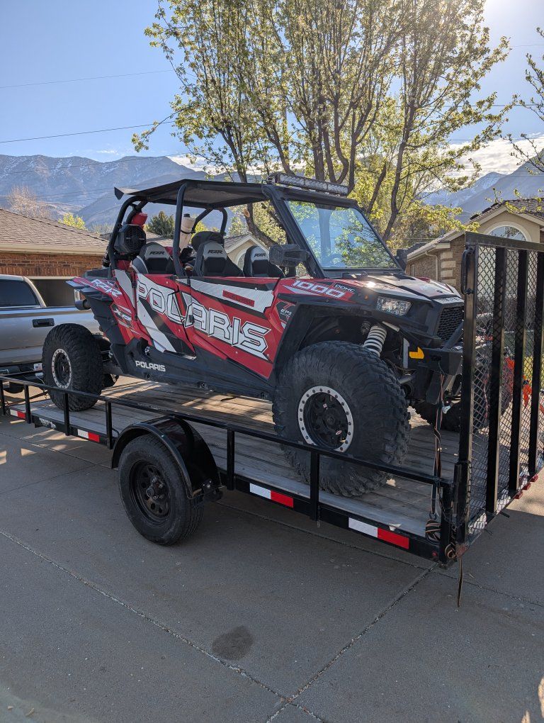Polaris RZR XP 1000 (2015) w/ trailer