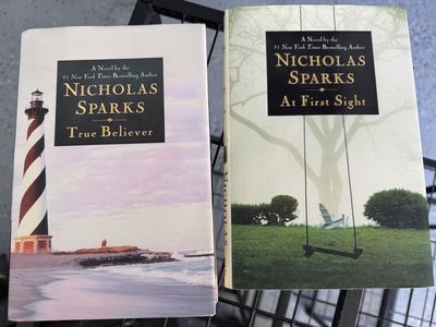 Nicholas Sparks books - True Believer and At First Sight