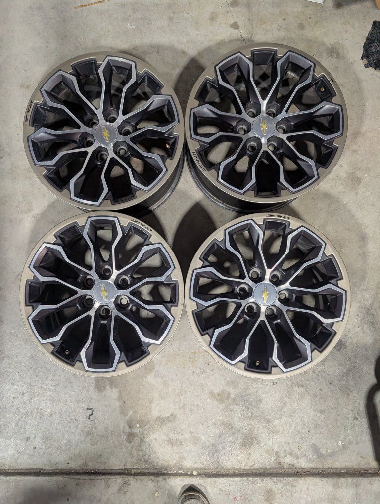 2015-2022 Chevrolet Colorado 4 17" OEM Wheels ZR2
