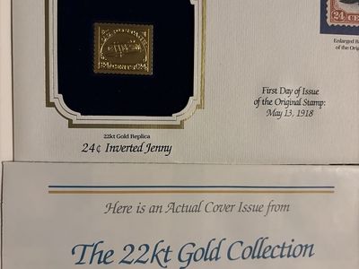 Antique gold stamp