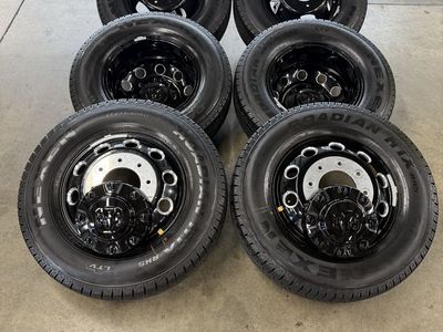 NEW 2026 ram 3500 Dually 17in midnight/ 235/80/17 tires