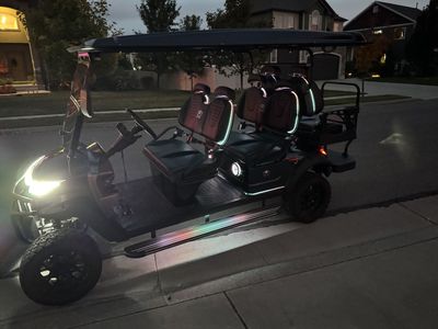 2023 Venom EV G – 6 Passenger Street Legal (LSV) Golf Cart – Premium Build, Like New