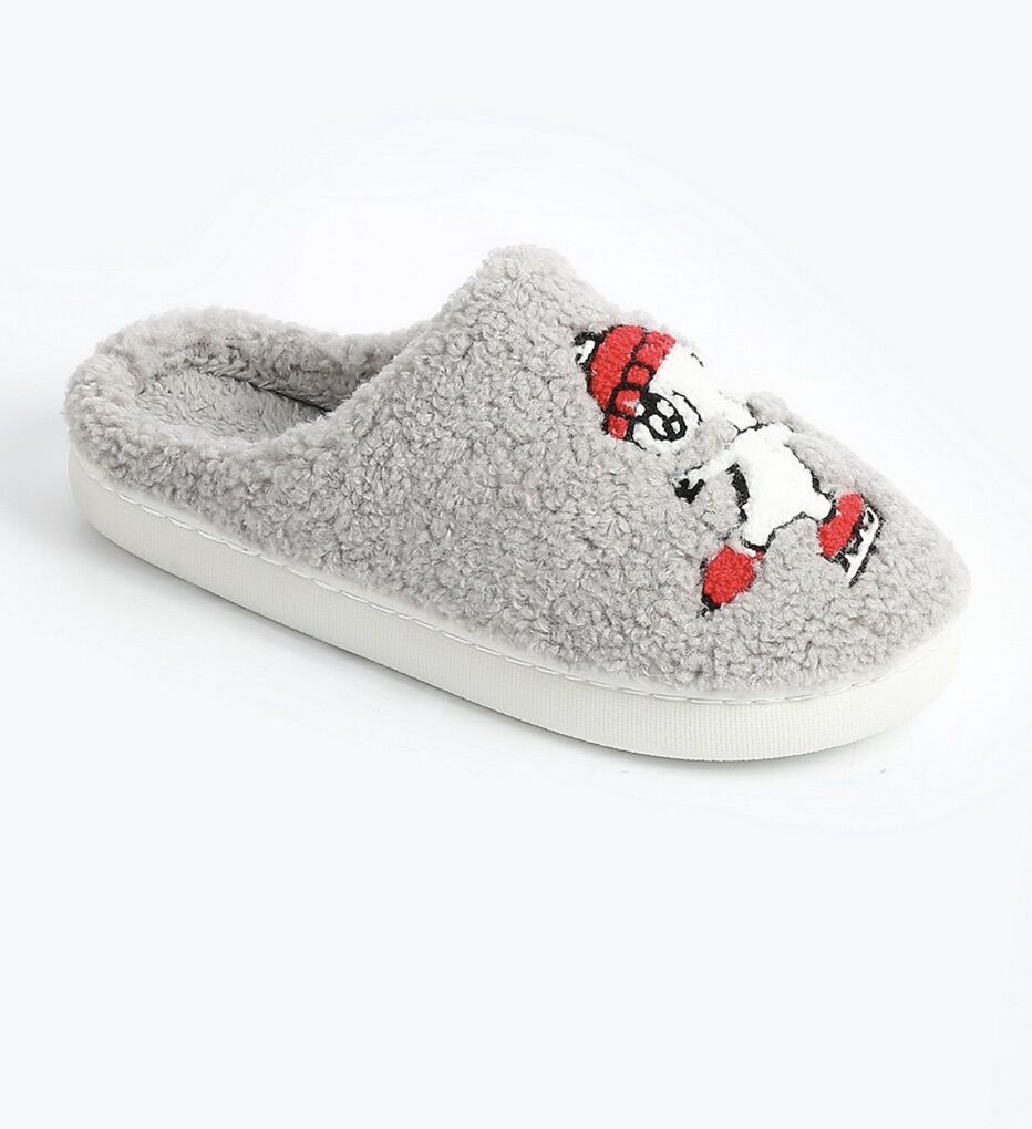 Snoopy Holiday Sherpa Slippers