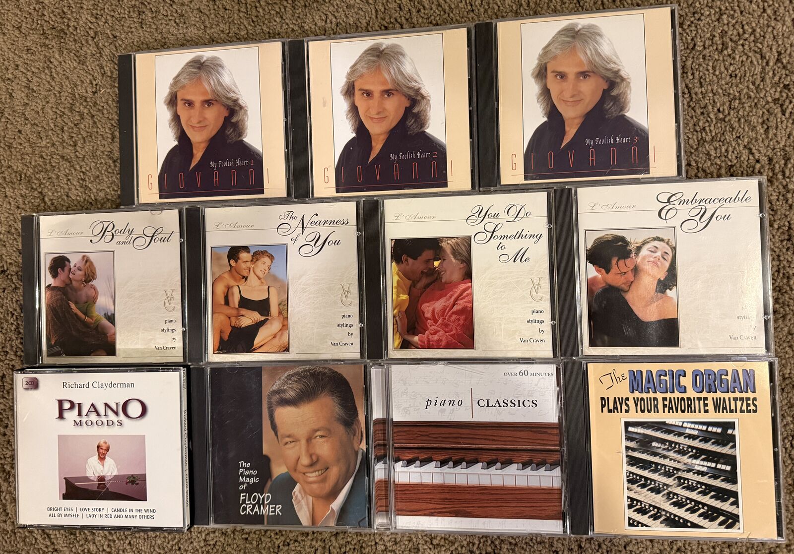 Timeless Keys & Romantic Moods – Piano & Easy Listening CD Bundle (11 CDs)