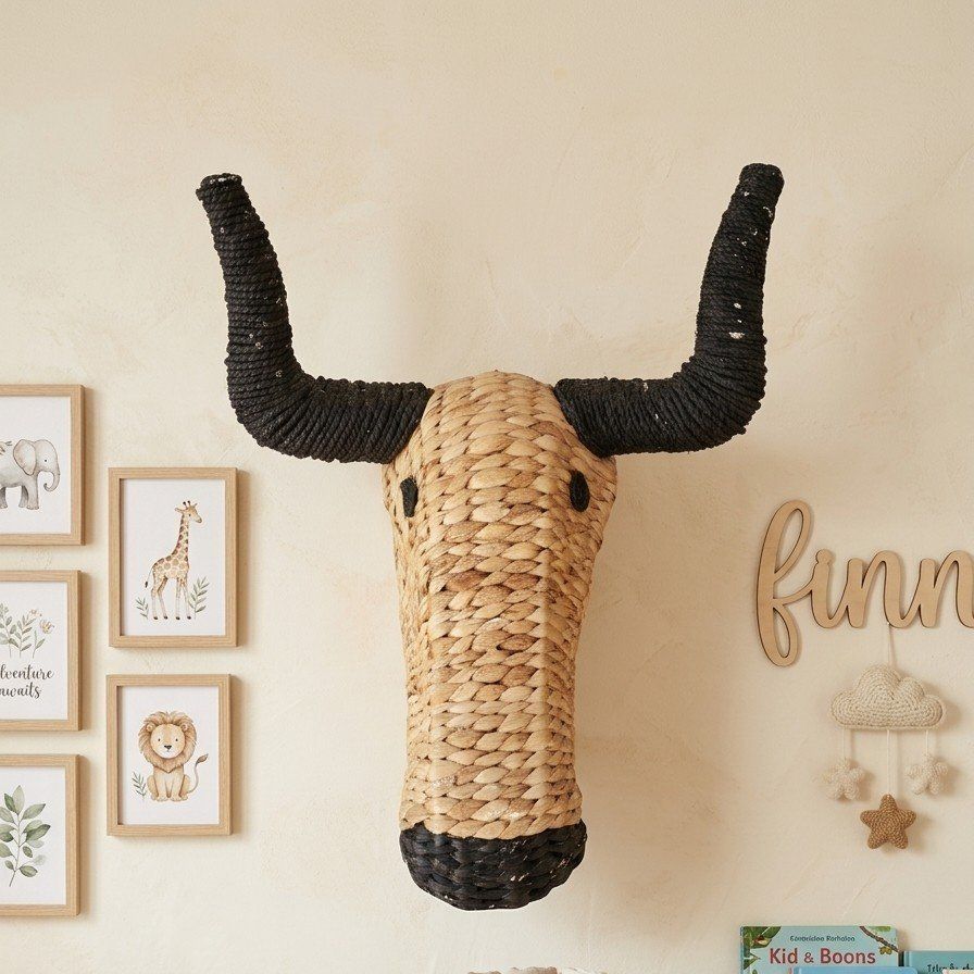 Woven Wall Bull Head